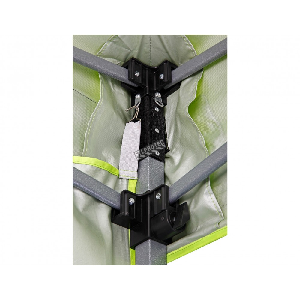 Industrial back support belt with adjustable shoulder straps.