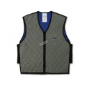Evaporative cooling large gray vest that gives you freshness and comfort for hours.
