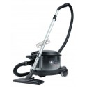 Nilfisk industrial 4 gal (US) reservoir canister vacuum cleaner with a power output of 1000 Watts. Ideal for asbestos abatement