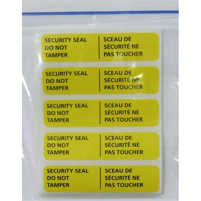 Security seals for fist aid containers, pq / 25 unit