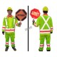 High visibility coat for signaller