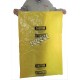 Sacs jaunes bilingues pour déchets d’amiante. Pour le transport de déchets dangereux. 33"x50", 100 sacs/rouleau.