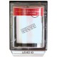 Water-resistant cover for manual fire alarm pull station