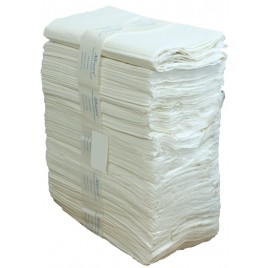 Draps jetables en papier absorbant pour lits d'une place, 25/pqt.