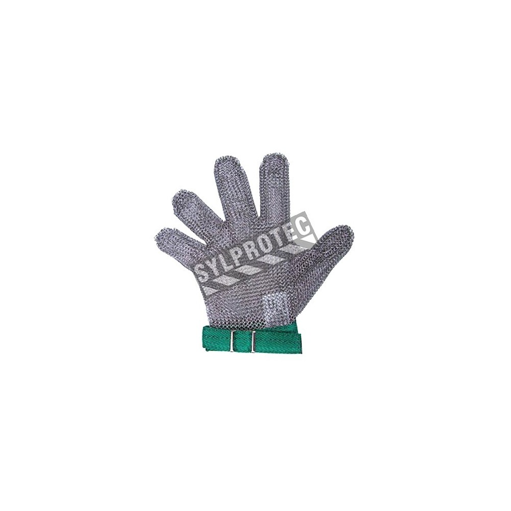 ThreeH Gants de coupe de sécurité des gants 304L de maille d'acier