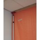 High density (670 denier) orange polyethylene rip-free tarp. Thickness: 3 mils. Ideal for asbestos abatement & decontamination.