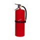 Portable fire extinguisher with powder, 20 lbs, type ABC, ULC 10A-120 BC, with wall hook.