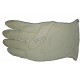 Form-fitting one-size-fits-all unbleached polycotton-jersey knit inspector gloves for men approved by the CFIA. 12 pairs/pack.