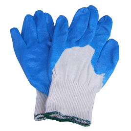 Cotton gloves with nitril coating 