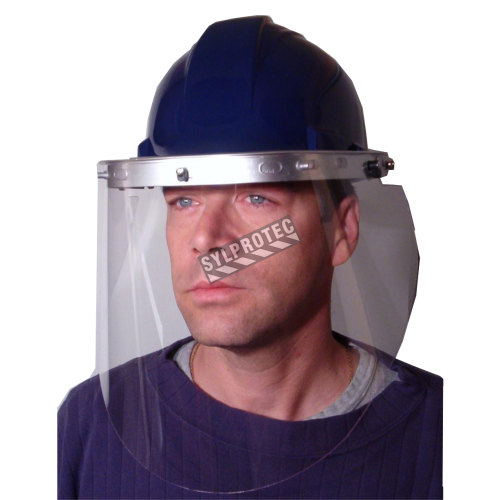 Porte-visière conçu pour casques de sécurité de North pour une protection faciale sur mesure. Visière et casque non-inclus.