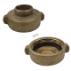 Threaded brass reducer 2.5 inch to 1.5 inch female to male