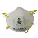 Masque respiratoire N95 8210 + valve de 3M. Efficace contre particules solides & liquides sans huile,10 unités par bte