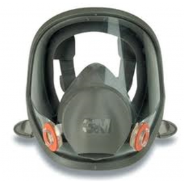 3M 6000 series NIOSH approved full facepiece. Lightweight and comfortable. Filter & cartridge not included. Large.
