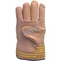 High quality cowhide and cotton knit gloves equipped with knit cuffs. Women’s one-size-fits-all. Sold in pairs.