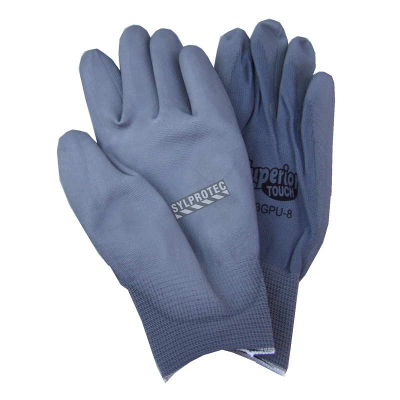 SuperiorTouch® 13-gauge nylon knit glove with PU coating. 12 pairs/pk