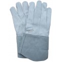 15 in long Endura® goatskin glove for MIG & TIG welding. Large one-size-fits-all, sold in pairs.