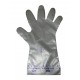 Gants Silver Shield ambidextres sans poudre de 2,7 mils d'épaisseur pour protection chimique. Vendu en paquet de 10 paires.