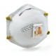 Masque de protection respiratoire 8511 avec valve de 3M, N95. Efficace contre les particules solides et liquides sans huile.