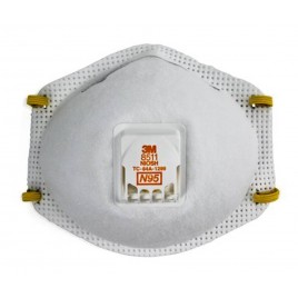 3M N95 NIOSH approved particulate respirator with Cool FlowTM valve. Protects from solids and non-oil based liquids particles.