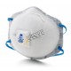 Masque de protection respiratoire P95 avec soupape de 3M. Protection contre les particules huileuses et les vapeurs organiques.
