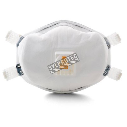 Masque de protection respiratoire N100 avec soupape de 3M. Protection contre certaines particules dangereuses.