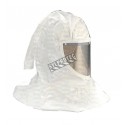 3M spare premium white Tychem QC H-series hood with inner shroud for H series.