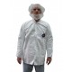Disposable TYVEK shirt with 3 snaps, box/50 unit