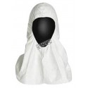 Tyvek 400 pull-over hood with elasticized facial opening, box/100 unit