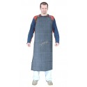 Rubber apron size: 36" X 46" for battery acid protection