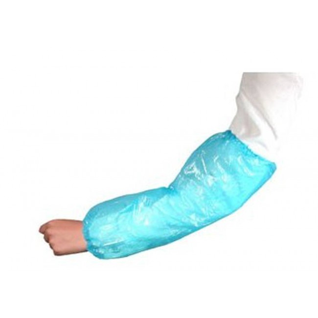 Blue18 in. polyéthylene sleeves, bt/2000 pairs