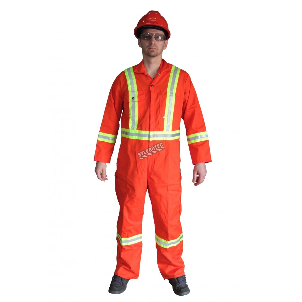 Pioneer Hi-Viz Poly/Cotton Safety Coverall