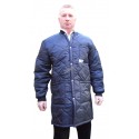 Manteau polar long pour congélateur, 3 poches et bouton pression