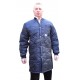Manteau polar long pour congélateur, 3 poches et bouton pression