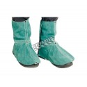 Leather gaiters 6.5 inches. high heat resistant for welders