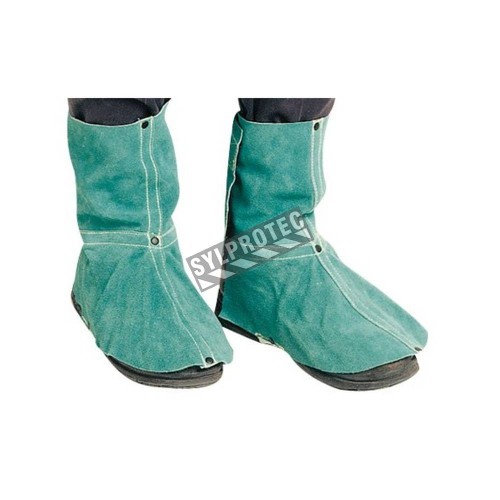 Leather gaiters 6.5 inches. high heat resistant