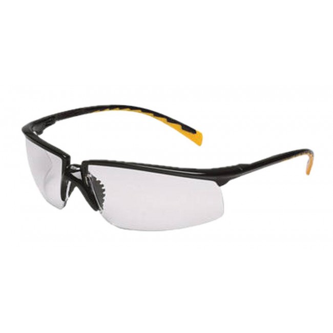 3M Privo protective eyewear with anti-fog treated clear polycarbonate lens. Offers balance between comfort, protection & fashion