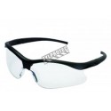 Jackson Safety Nemesis protective eyewear with anti-fog treated clear polycarbonate lens. Features eye glass cord & sport design