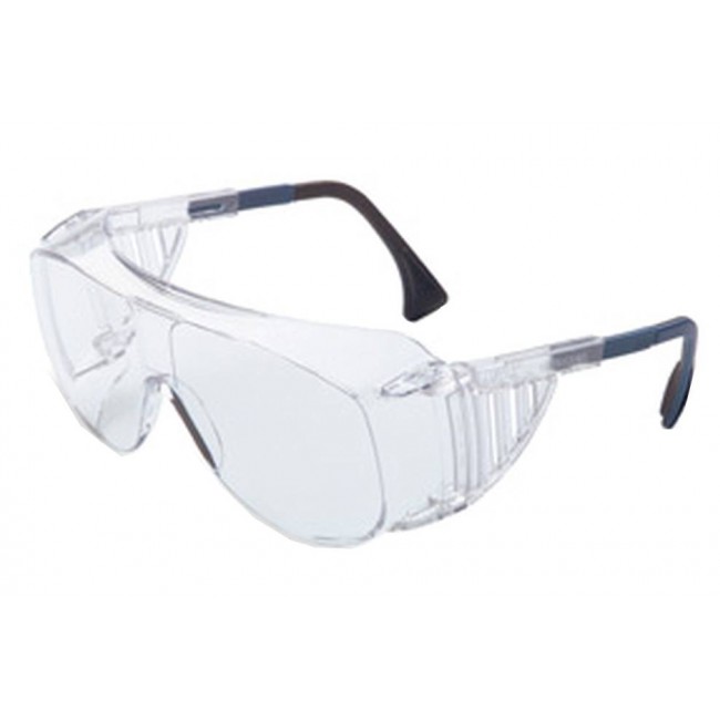 Lunette de sécurité Ultra-Spec 2001 OTG pour protection oculaire par Uvex. Lentille transparente & revêtement antibuée Uvextreme