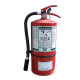 Portable fire extinguisher with FE36, 13.25 lbs, type ABC, ULC 2A-10BC, with wall hook. Ideal for electronics.