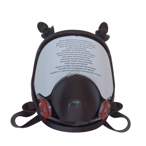 Masque complet de protection respiratoire de série 6000 de 3M. Homologué NIOSH. Cartouche &amp; filtre non-inclus. Petit
