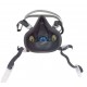 Demi-masque de protection respiratoire de série 7500 de 3M. Homologué NIOSH. Cartouche et filtre non-inclus. Moyen.