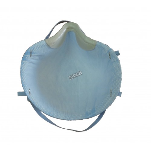 Medium size Moldex N95 particulate respirator. Protects from solids, liquids, biological and non-oil based particles. 99% BFE.
