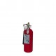 Portable fire extinguisher with CO2 5 lbs, type BC, ULC 10BC, with wall hook. Best for electrical fires.