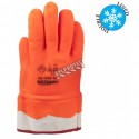 Horizon™ cotton winter gloves with rough finish PVC coating. Large one-size-fits-all (9). Sold in pairs.