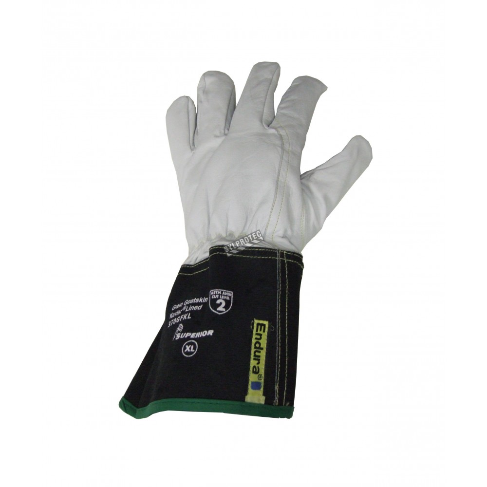 Virgin Wool, Double-lined Kevlar Heat Resistant Glove. sold in