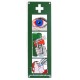Wall holder for Cederroth emergency eye wash solution (500 ml).