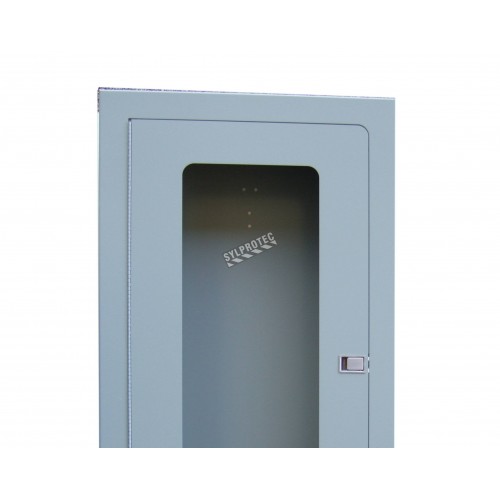 Universal latch for recessed fire cabinet