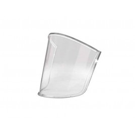 3M spare polycarbonate visor for protection from impacts and scratches on a RM206 facepiece with hard hat. 5 units/case