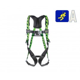 Miller AirCore™ CSA class A full body fall arrest harness equipped with 1 stand-up back D-Ring & Quick-Connect buckles