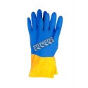 Neoprene coated natural latex safety glove, unsupported, textured & flock-lined. 12 in long and 30 mils thick.